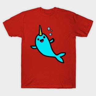 Narwhale playing T-Shirt